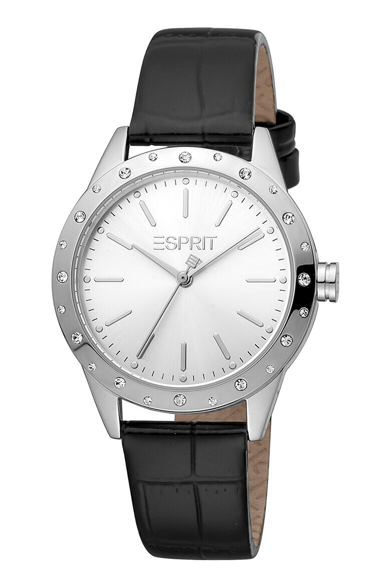 Esprit Аналогов часовник с кожена каишка - Pepit.bg