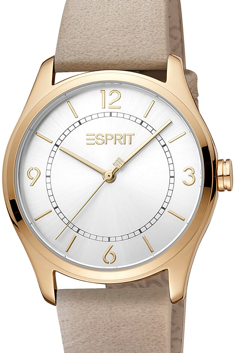 Esprit Аналогов часовник с кожена каишка - Pepit.bg