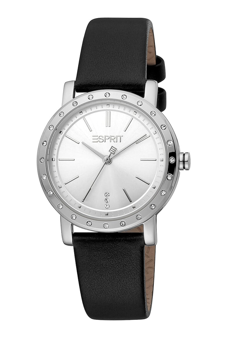Esprit Аналогов часовник с кожена каишка - Pepit.bg