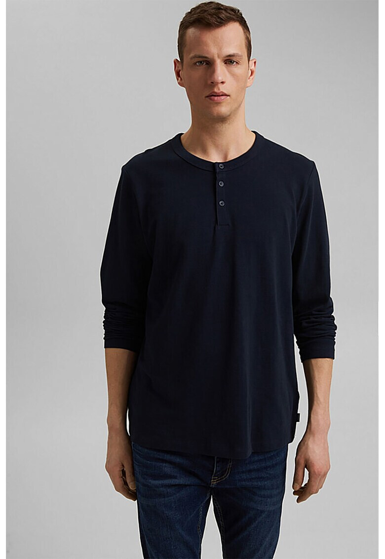 Esprit Блуза Henley от пике - Pepit.bg