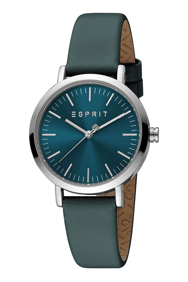 Esprit Часовник с кожена каишка - Pepit.bg