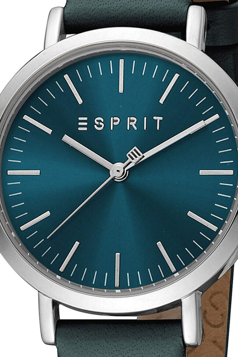 Esprit Часовник с кожена каишка - Pepit.bg