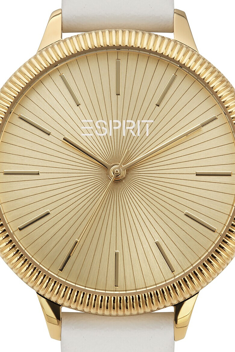 Esprit Часовник с кожена каишка - Pepit.bg