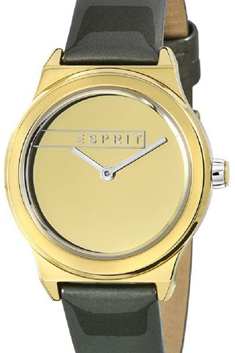 Esprit Часовник с кожена каишка - Pepit.bg