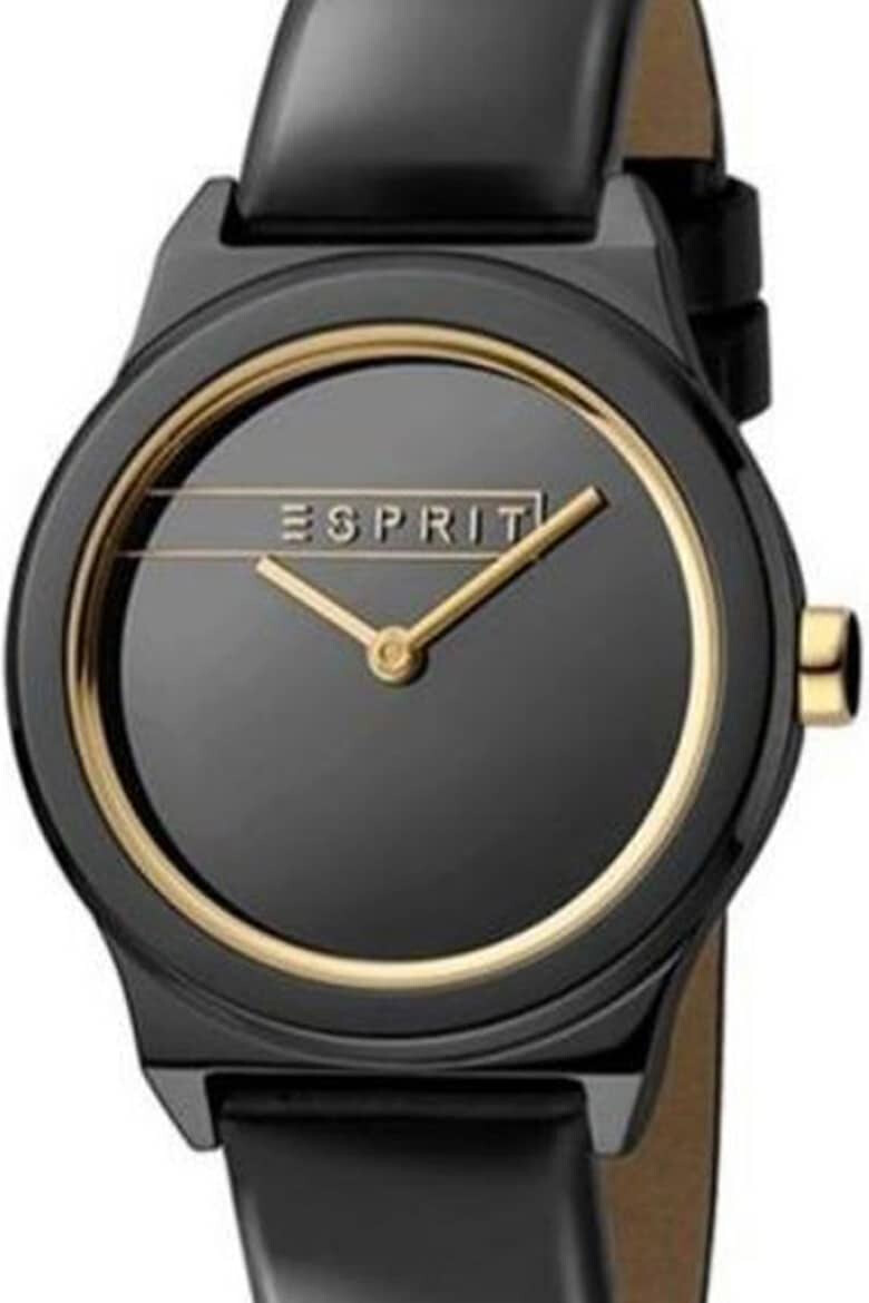 Esprit Часовник с кожена каишка - Pepit.bg