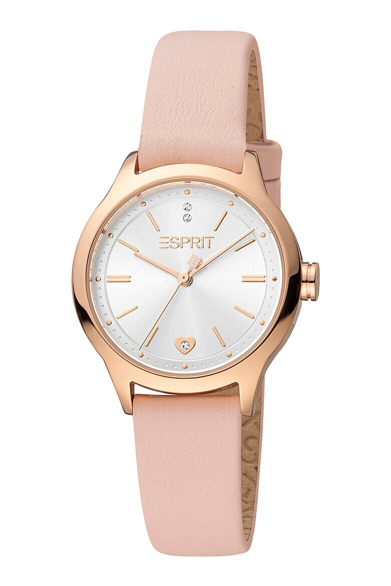 Esprit Часовник с кожена каишка - Pepit.bg
