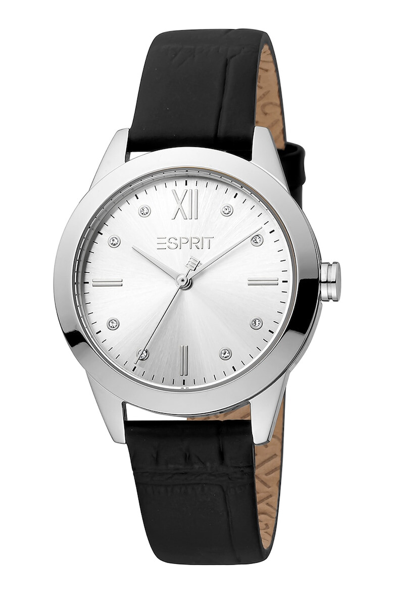 Esprit Часовник с кожена каишка - Pepit.bg