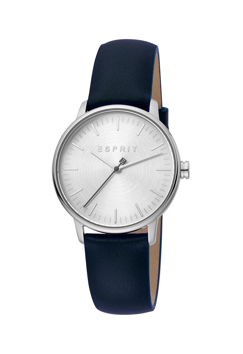 Esprit Часовник с кожена каишка - Pepit.bg