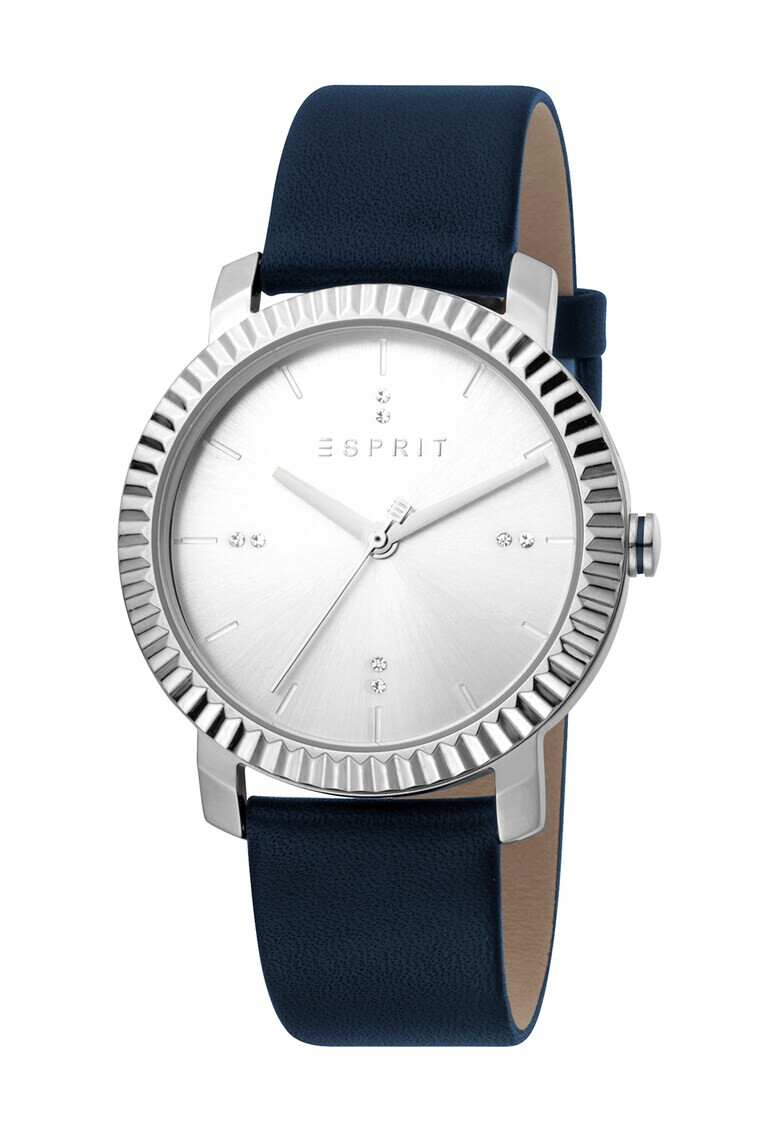 Esprit Часовник с кожена каишка - Pepit.bg