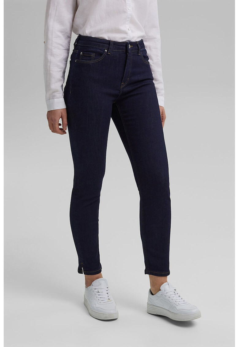 Esprit Дънки над глезена с висока талия - Pepit.bg