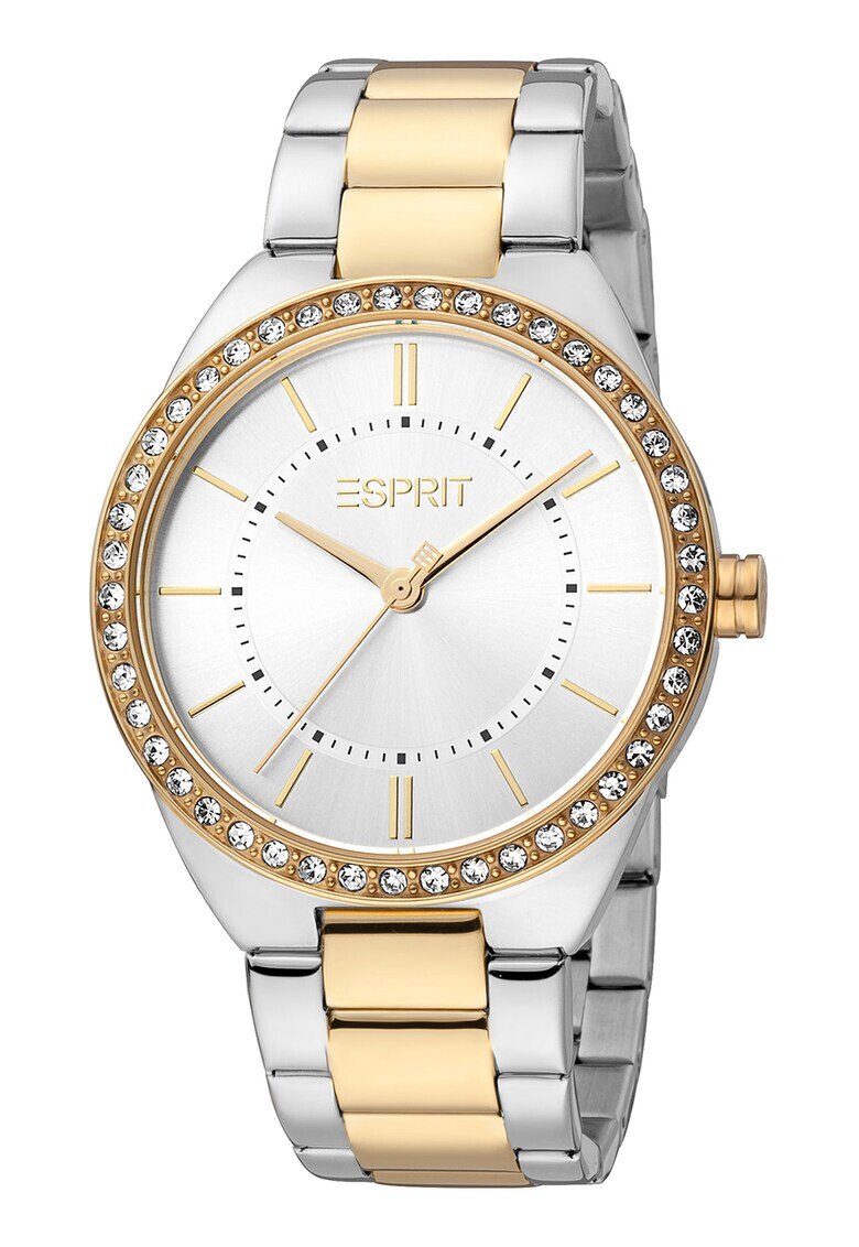 Esprit Иноксов часовник с кристали - Pepit.bg