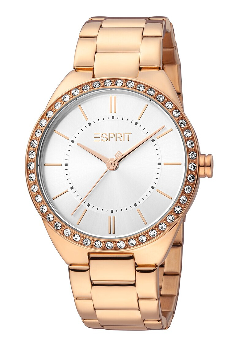 Esprit Иноксов часовник с кристали - Pepit.bg