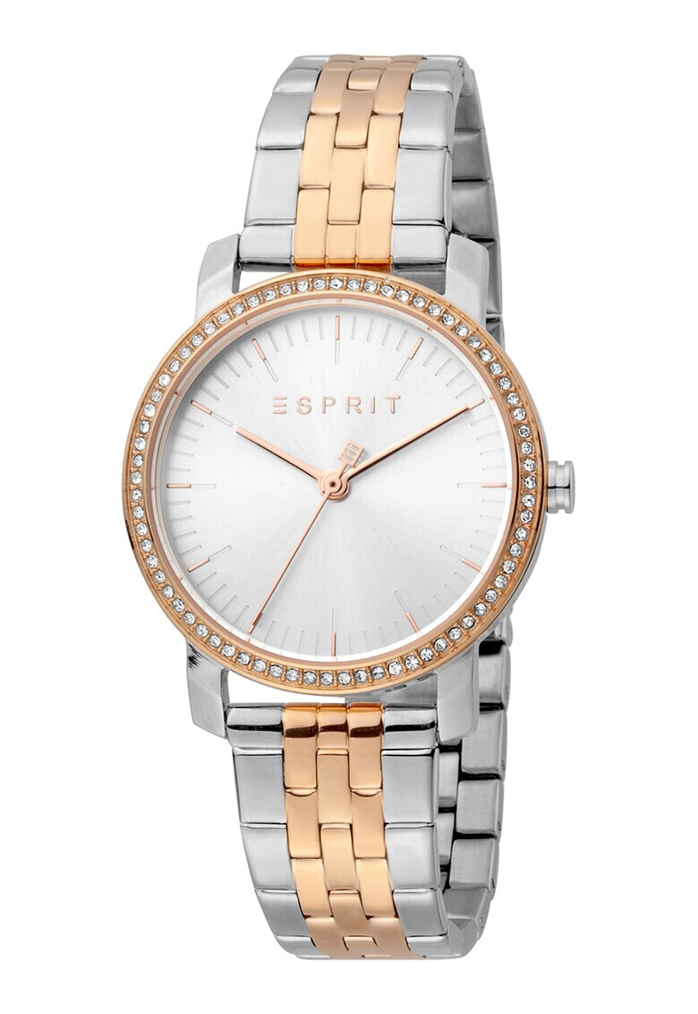 Esprit Иноксов часовник с кристали - Pepit.bg