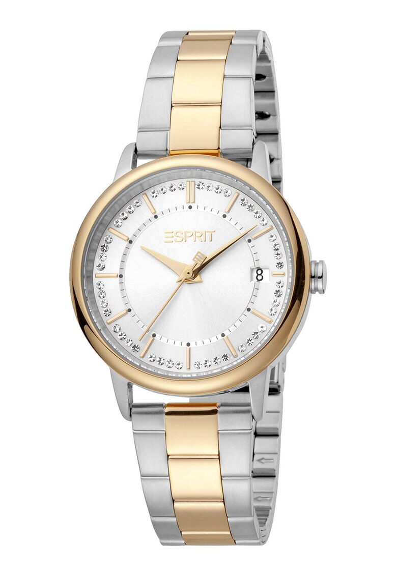 Esprit Иноксов часовник с кристали - Pepit.bg