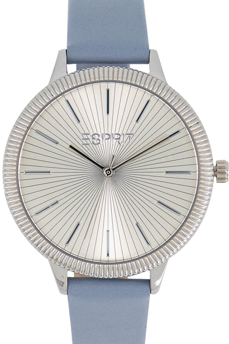 Esprit Кварцов часовник с кожена каишка - Pepit.bg