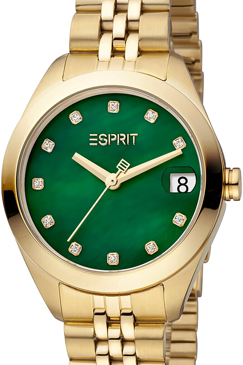 Esprit Кварцов часовник с кристали - Pepit.bg