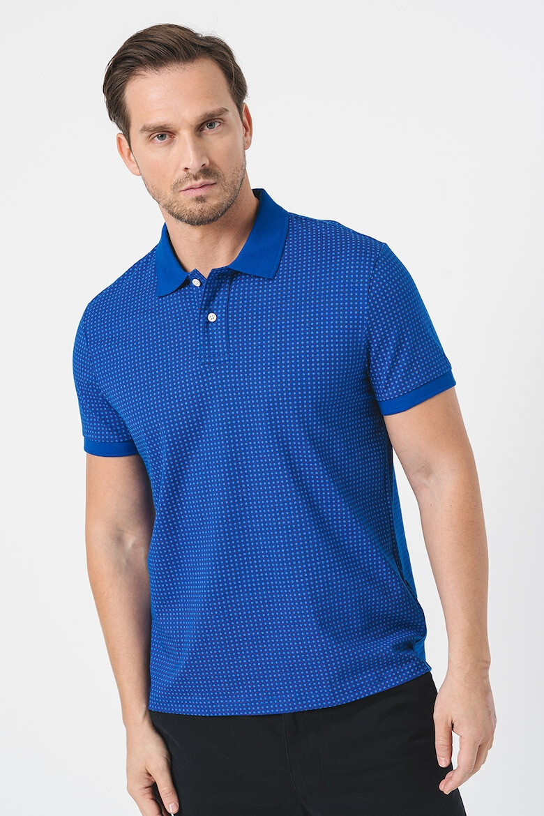 Esprit Памучна тениска с яка - Pepit.bg