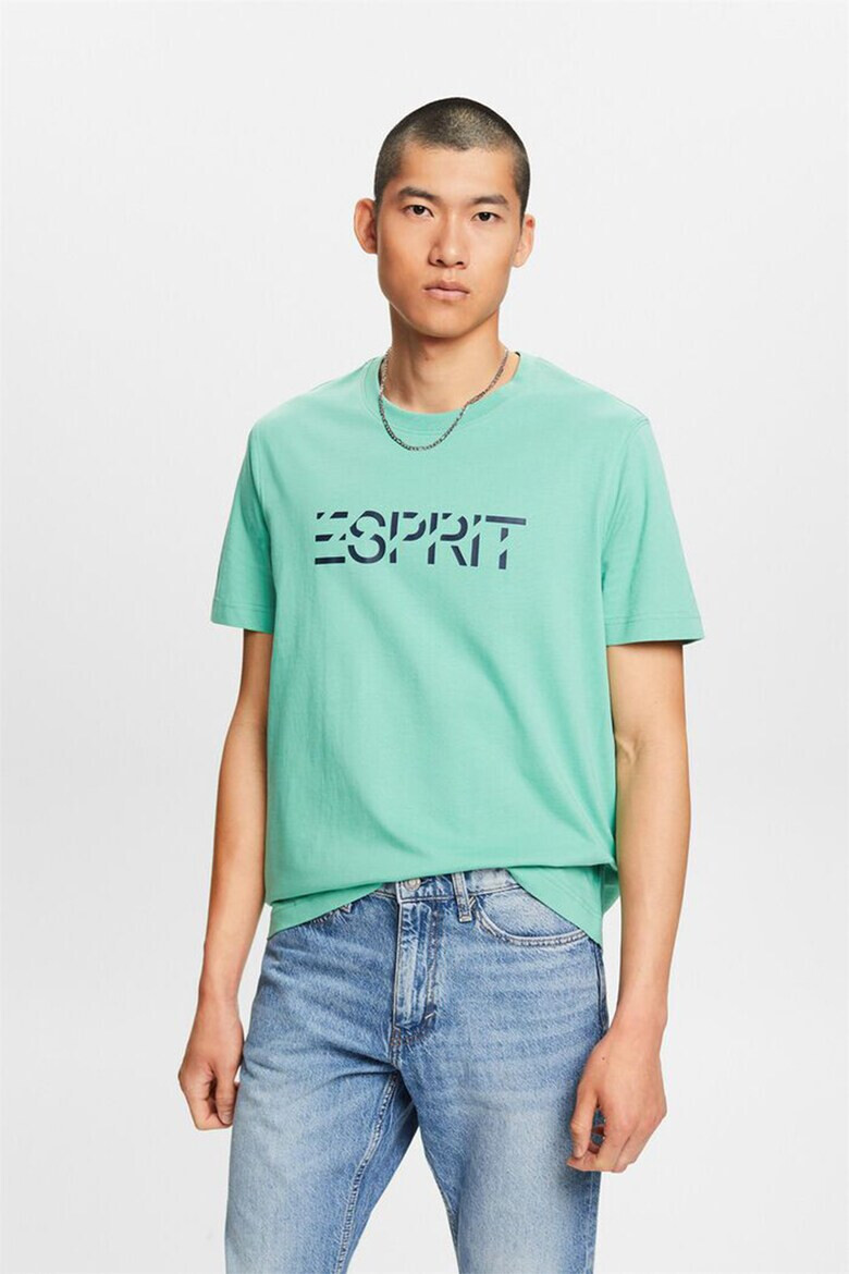 Esprit Памучна тениска с лого - Pepit.bg