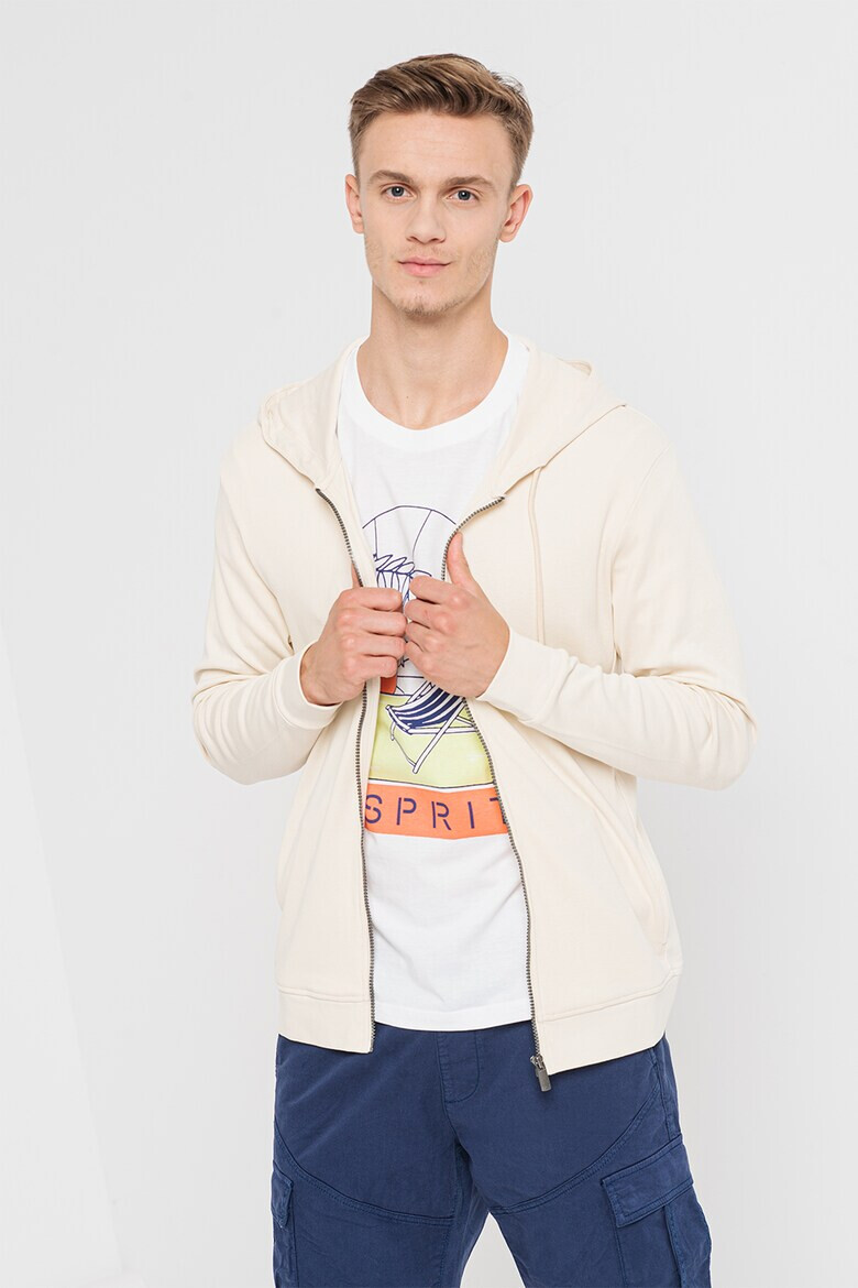 Esprit Памучно худи с цип - Pepit.bg