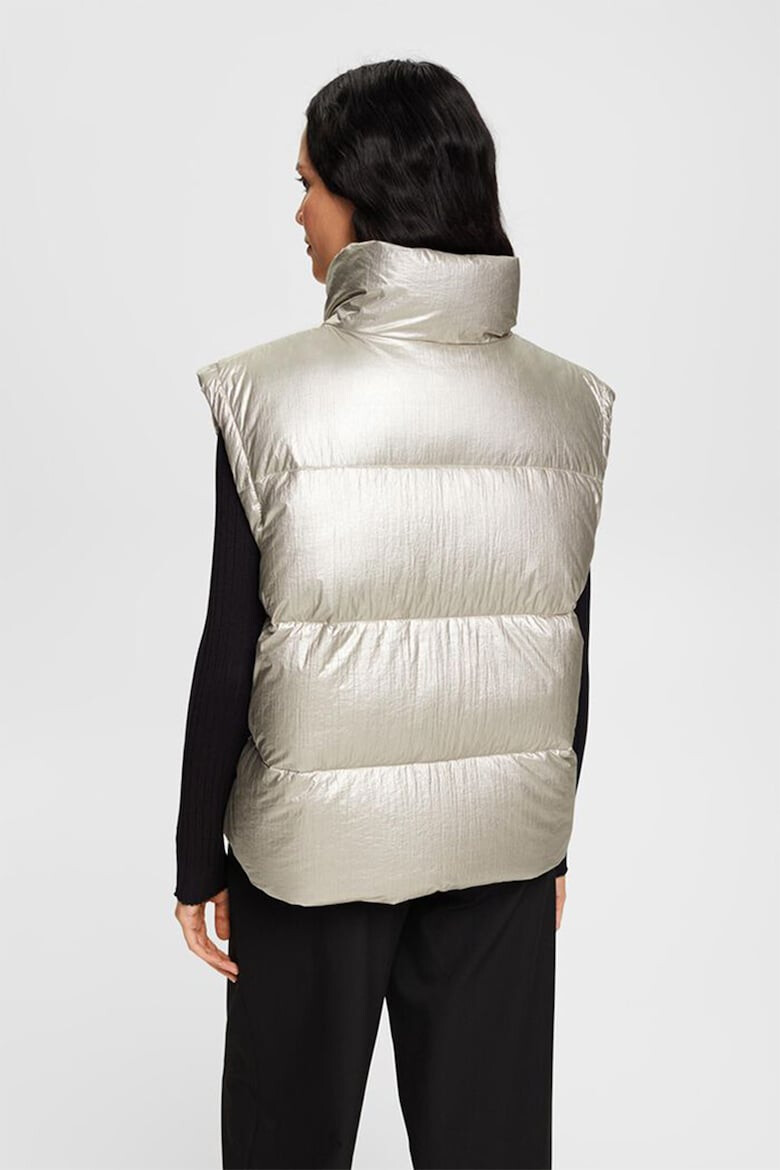 Esprit Пухен елек с метален ефект - Pepit.bg