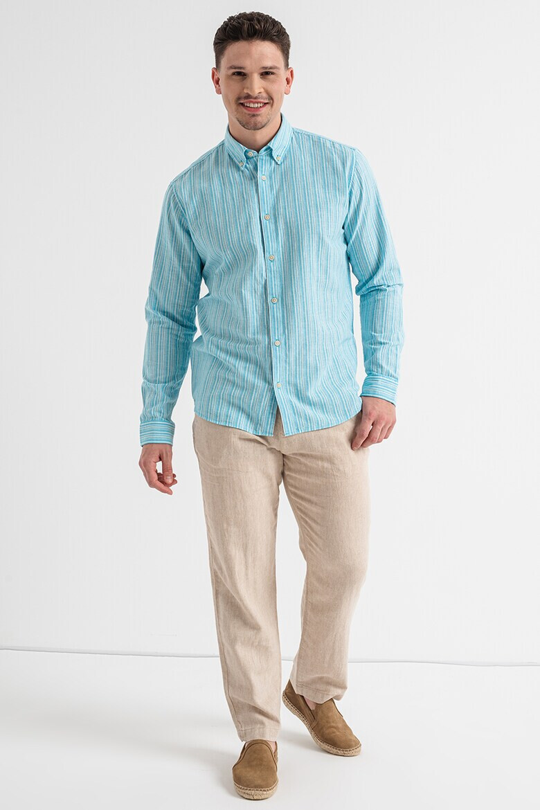 Esprit Риза Oxford с лен - Pepit.bg