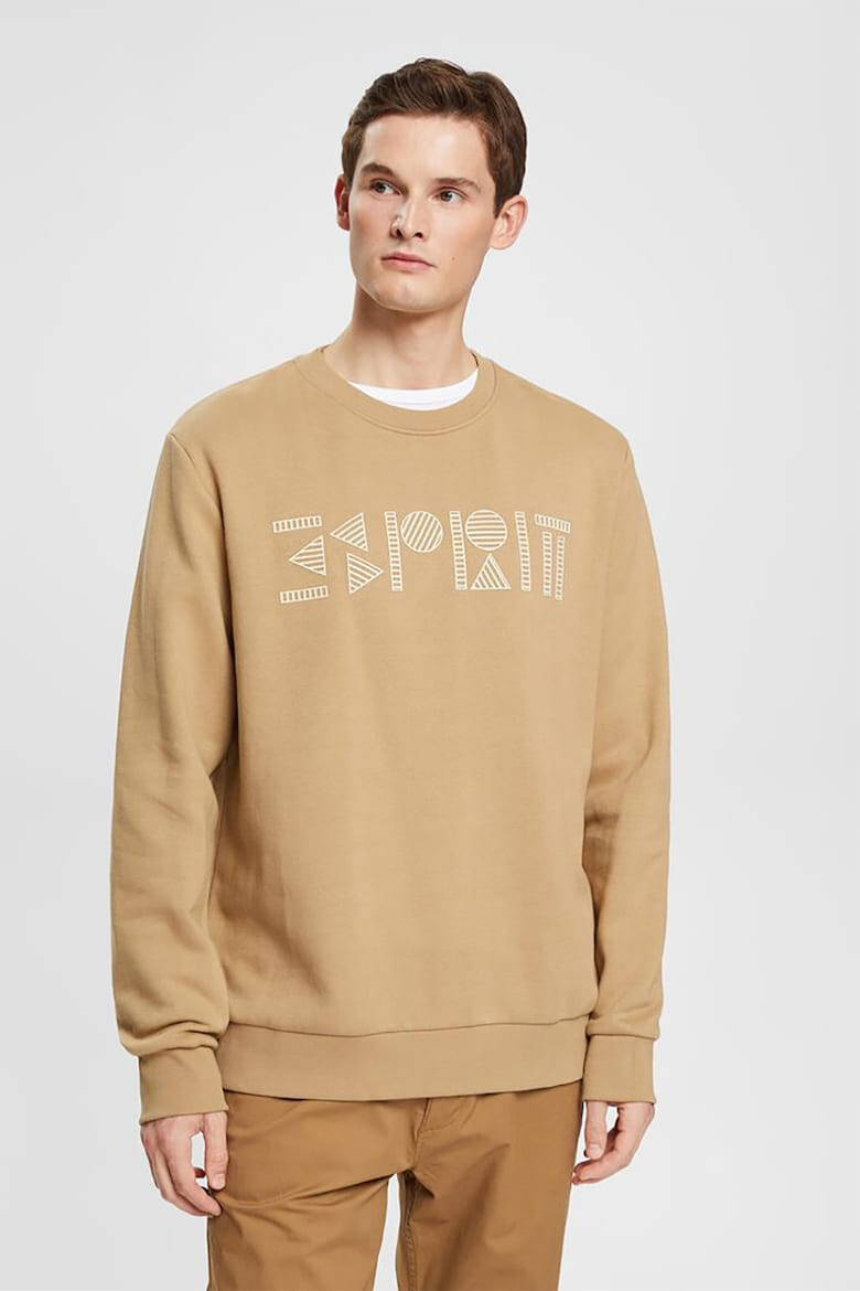 Esprit Суитшърт с овално деколте и лого - Pepit.bg