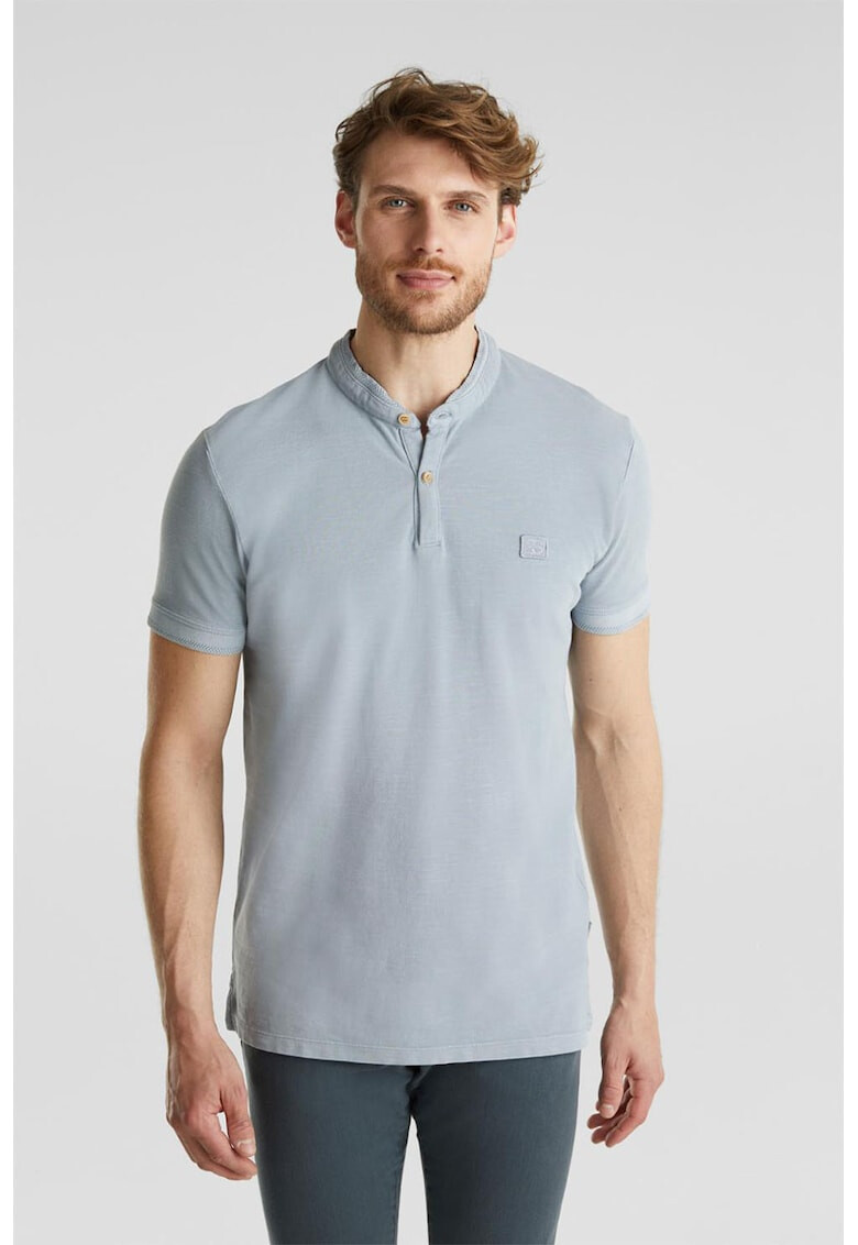 Esprit Тениска Henley с бродирано лого - Pepit.bg