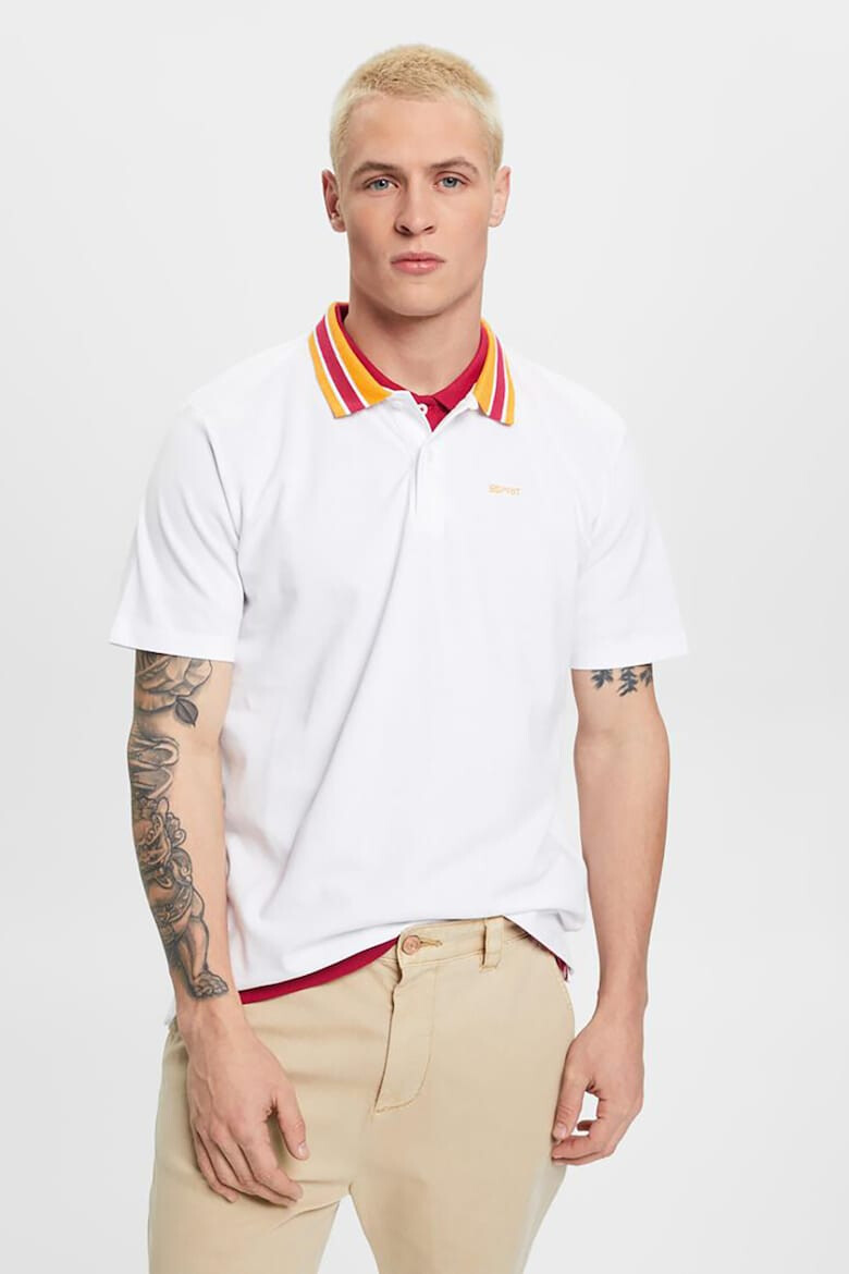 Esprit Тениска с яка и контрасти - Pepit.bg