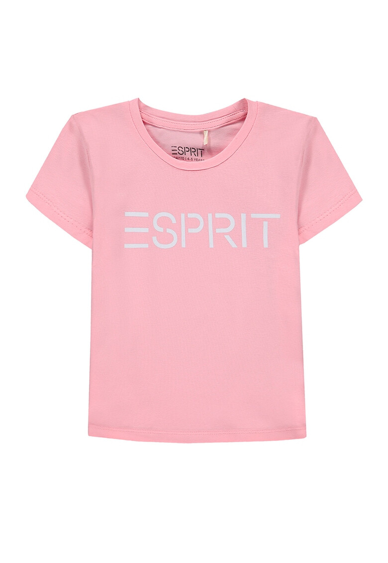 Esprit Тениска с лого и овално деколте - Pepit.bg