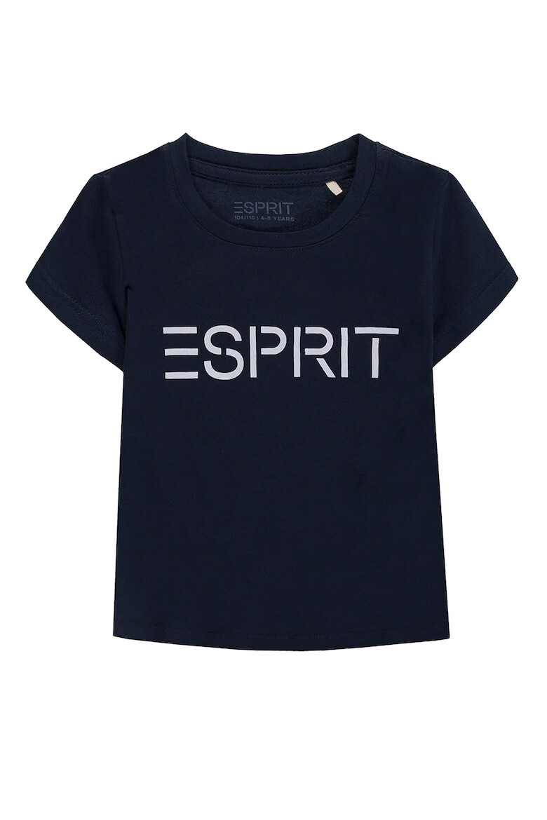 Esprit Тениска с лого и овално деколте - Pepit.bg