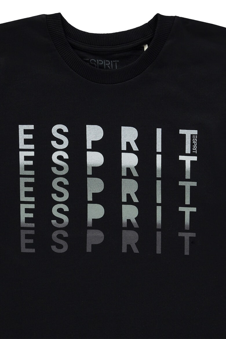 Esprit Тениска с овално деколте и лого - Pepit.bg