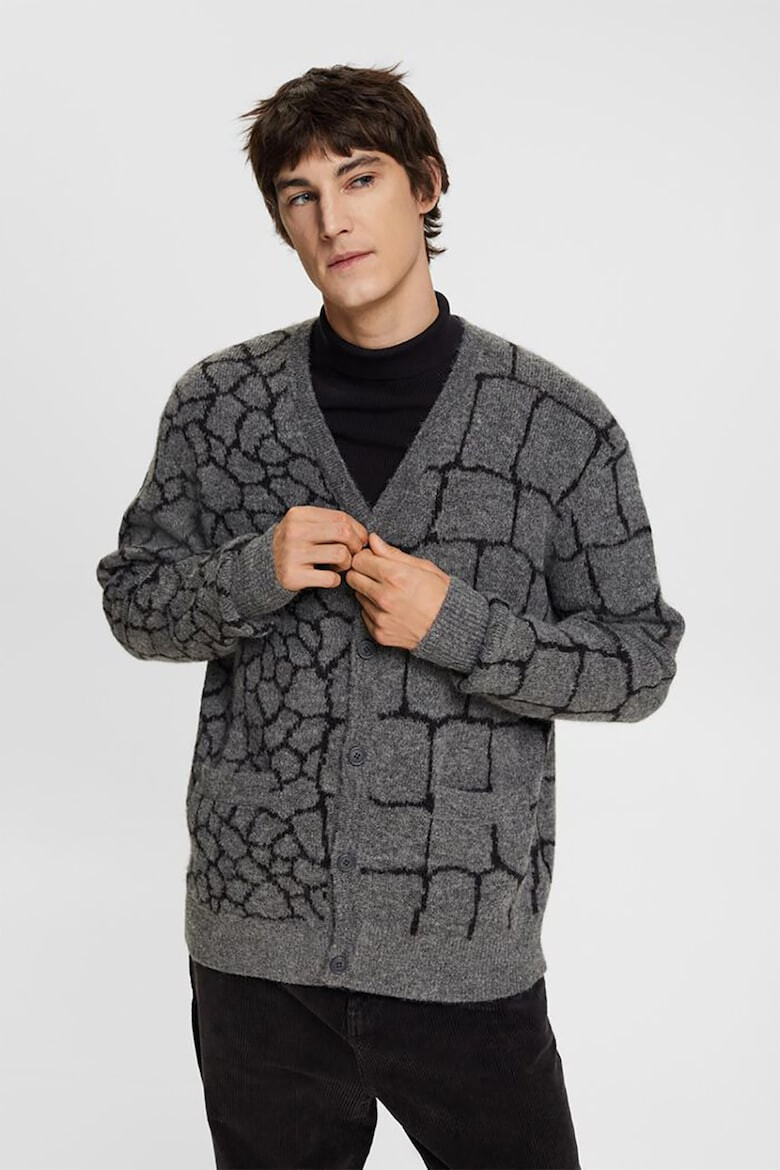 Esprit Жилетка с десен и шпиц - Pepit.bg