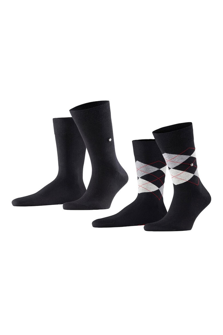 Falke Дълги чорапи Burlington Everyday Mix- 2 чифта - Pepit.bg