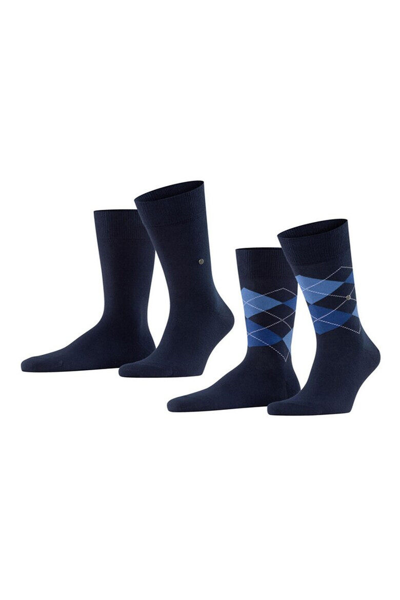 Falke Дълги чорапи Burlington Everyday Mix- 2 чифта - Pepit.bg