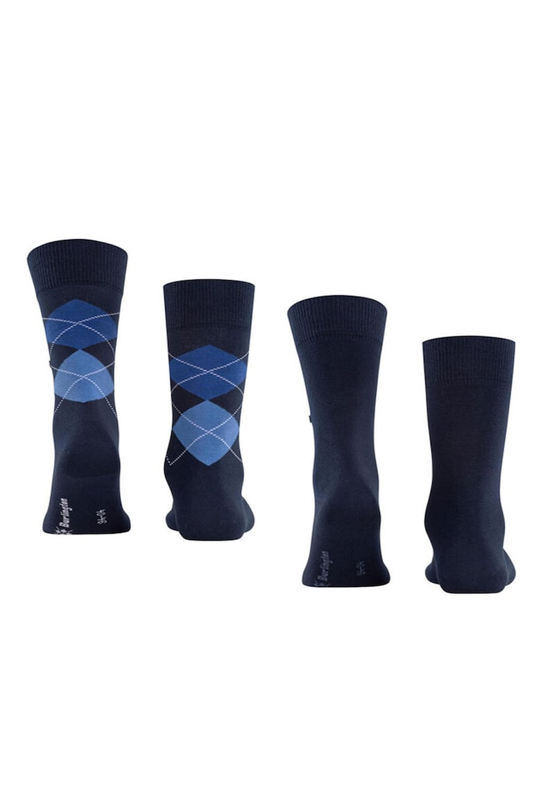 Falke Дълги чорапи Burlington Everyday Mix- 2 чифта - Pepit.bg