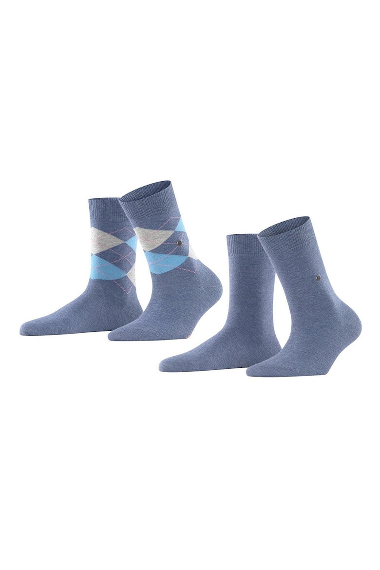 Falke Дълги чорапи Burlington Everyday Mix - 2 чифта - Pepit.bg