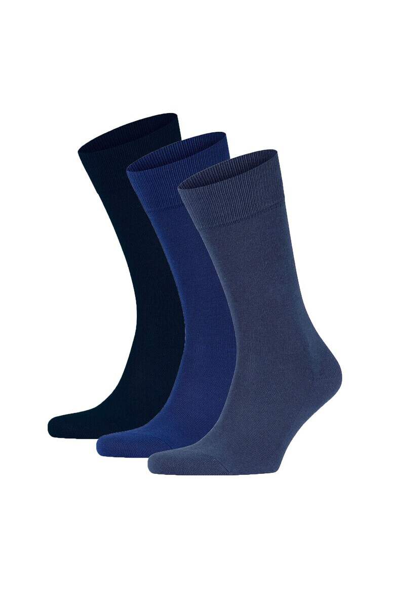 Falke Дълги едноцветни чорапи - 3 чифта - Pepit.bg