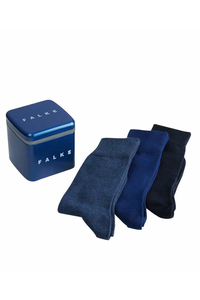 Falke Дълги едноцветни чорапи - 3 чифта - Pepit.bg
