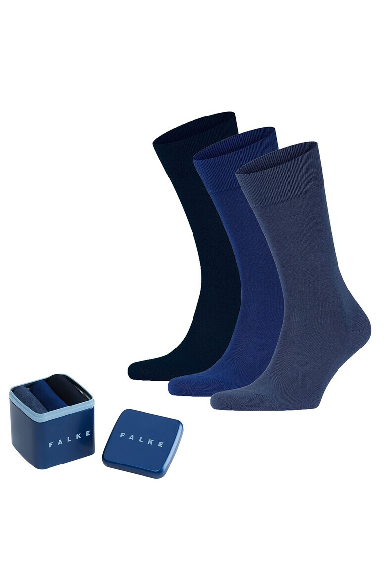 Falke Дълги едноцветни чорапи - 3 чифта - Pepit.bg