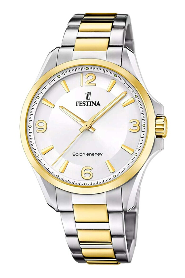 Festina Часовник Eco-Drive с верижка от неръждаема стомана - Pepit.bg