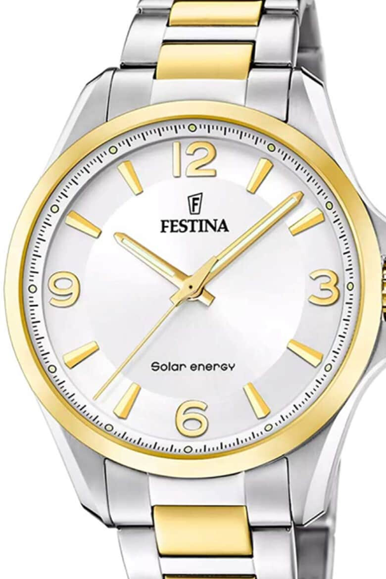 Festina Часовник Eco-Drive с верижка от неръждаема стомана - Pepit.bg