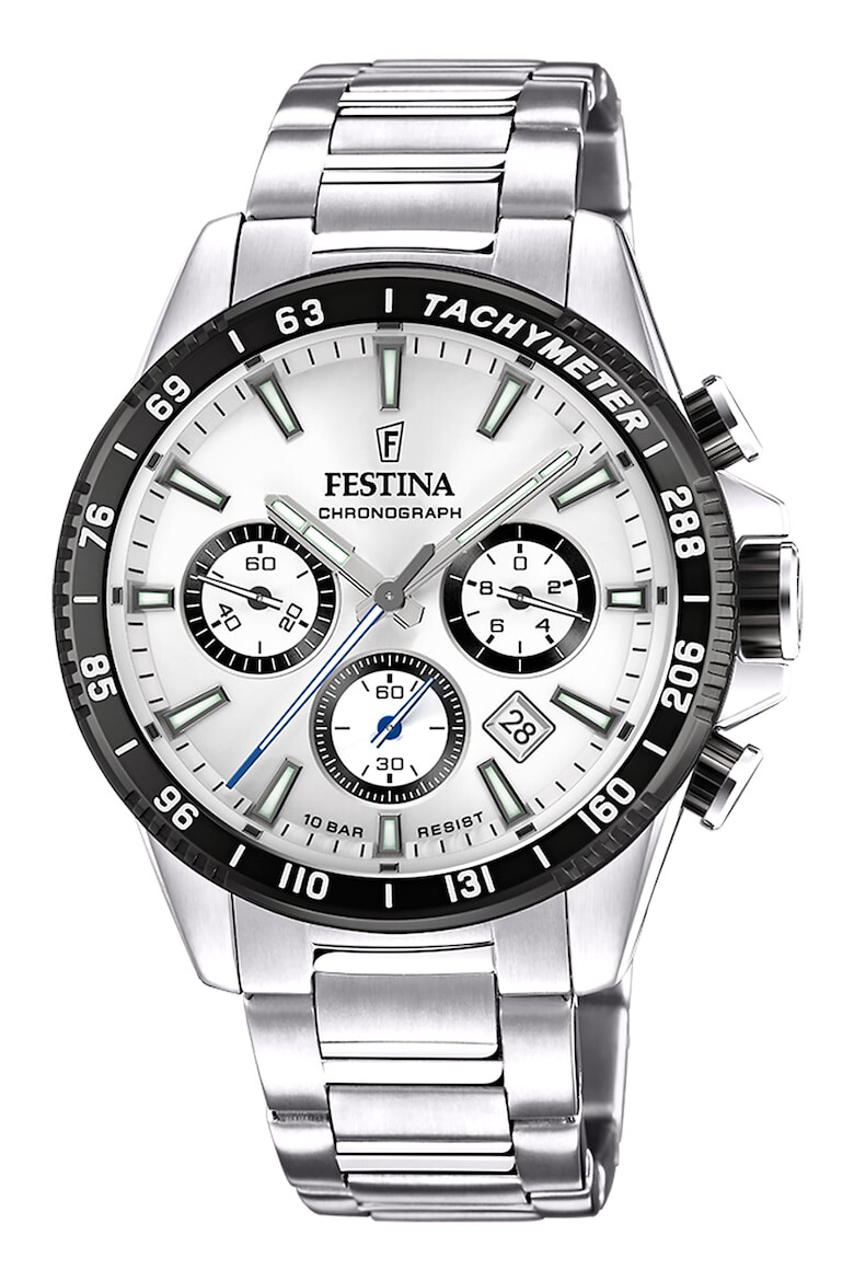 Festina Часовник от неръждаема стомана с хронометър - Pepit.bg