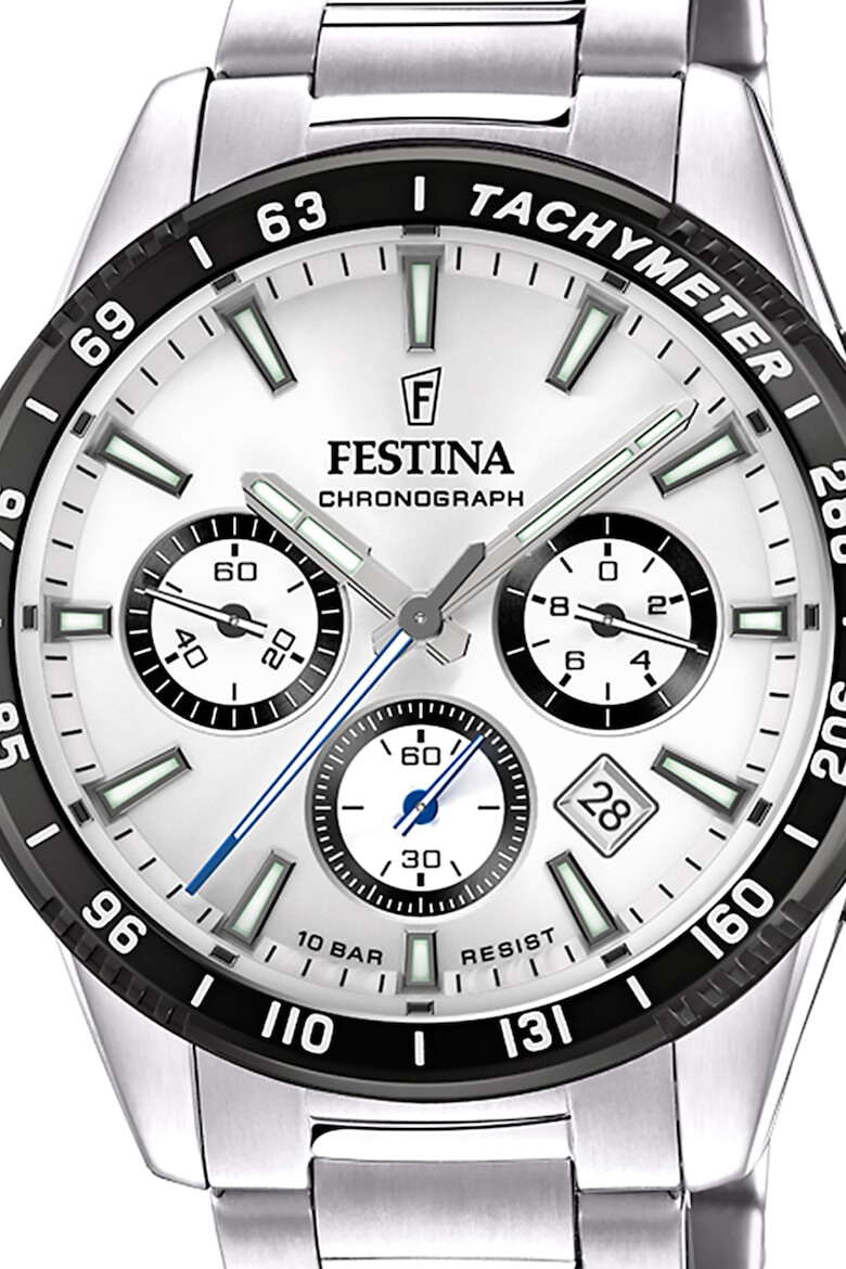 Festina Часовник от неръждаема стомана с хронометър - Pepit.bg