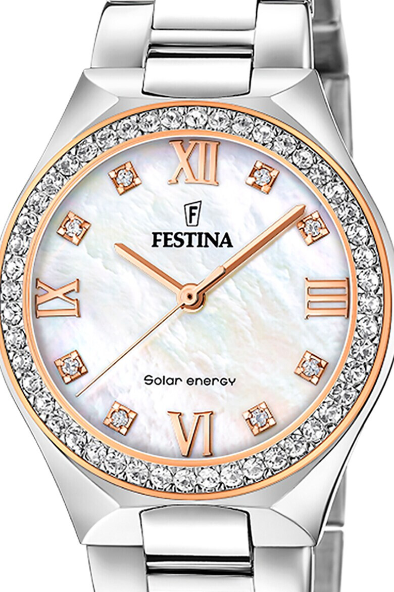 Festina Часовник от неръждаема стомана с циркони - Pepit.bg