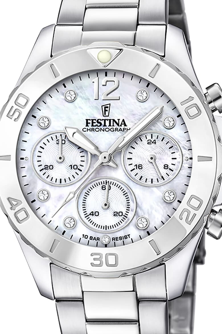 Festina Часовник с хронометър и циркони - Pepit.bg