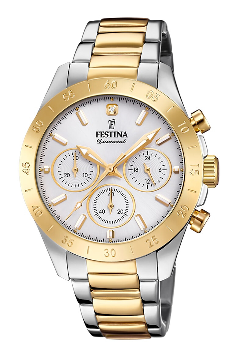 Festina Двуцветен часовник с хронограф - Pepit.bg