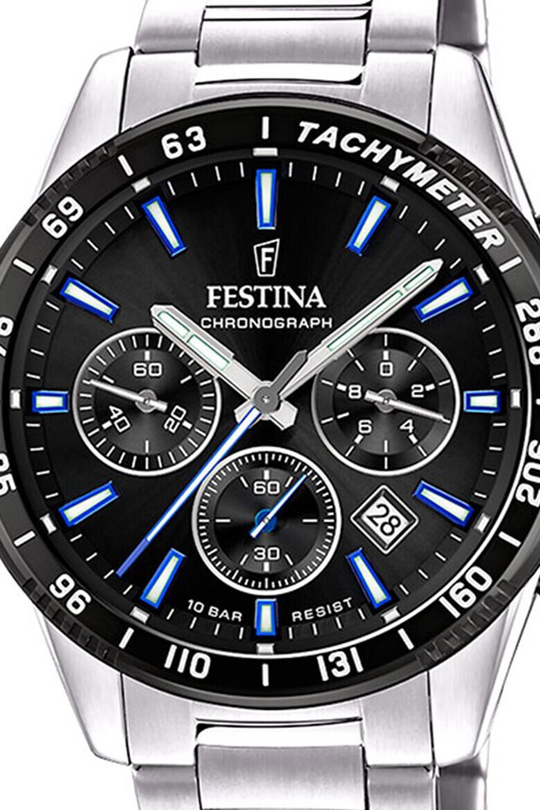 Festina Овален часовник с хронометър - Pepit.bg