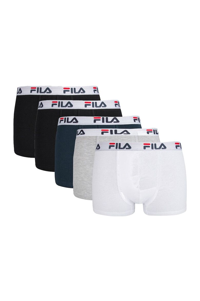 Fila Боксерки с лого на талията - 5 чифта - Pepit.bg
