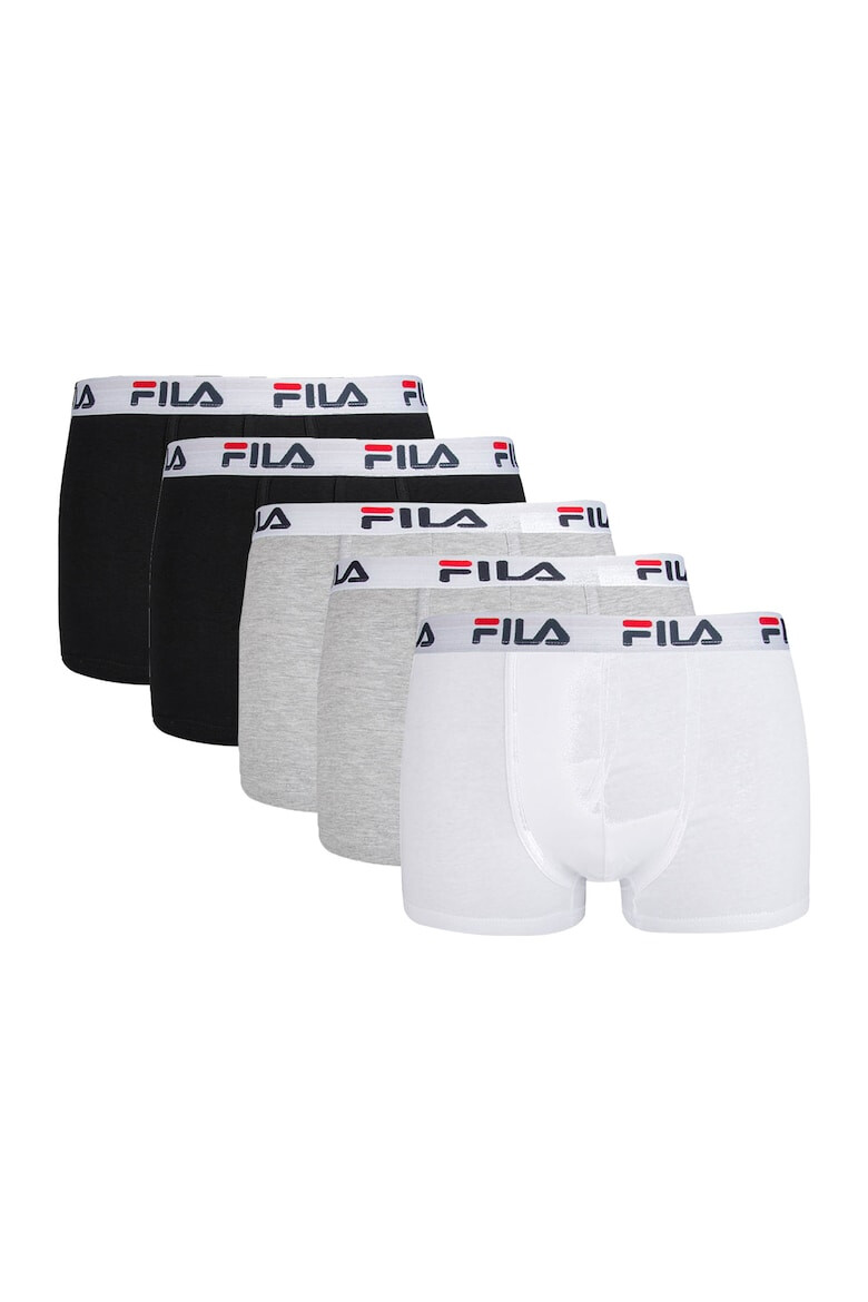 Fila Боксерки с лого на талията - 5 чифта - Pepit.bg