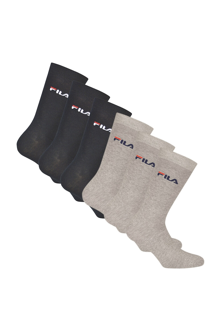 Fila Унисекс дълги чорапи с лого 6 чифта - Pepit.bg